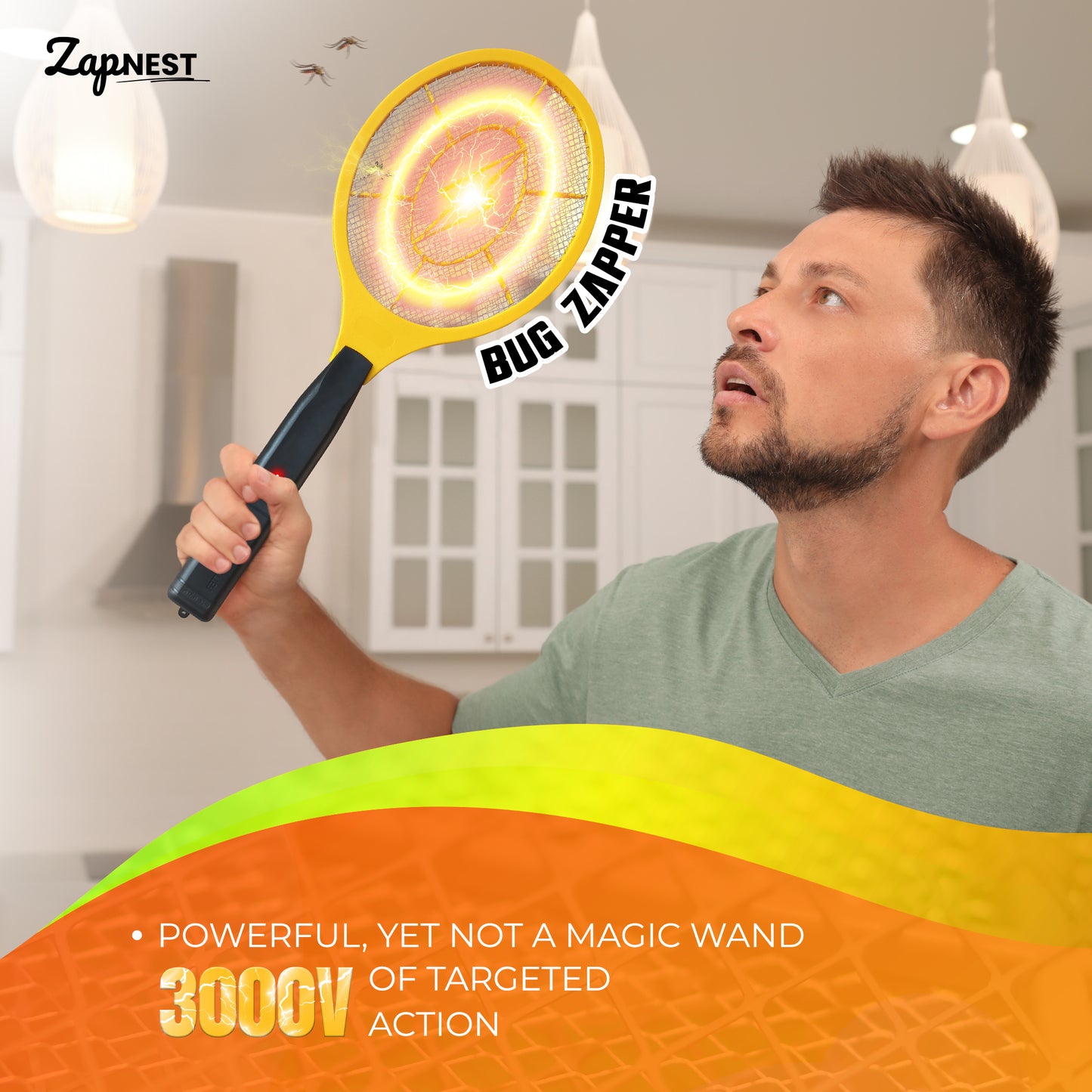 UV Electric Bug Zapper & Insect Killer - Indoor/Outdoor Mosquito & Fly Trap